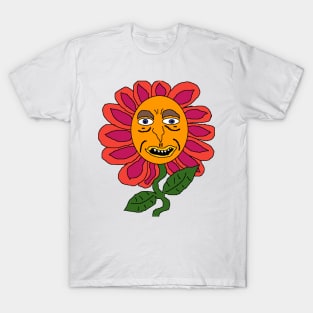 pixel art weird flower nightmare T-Shirt